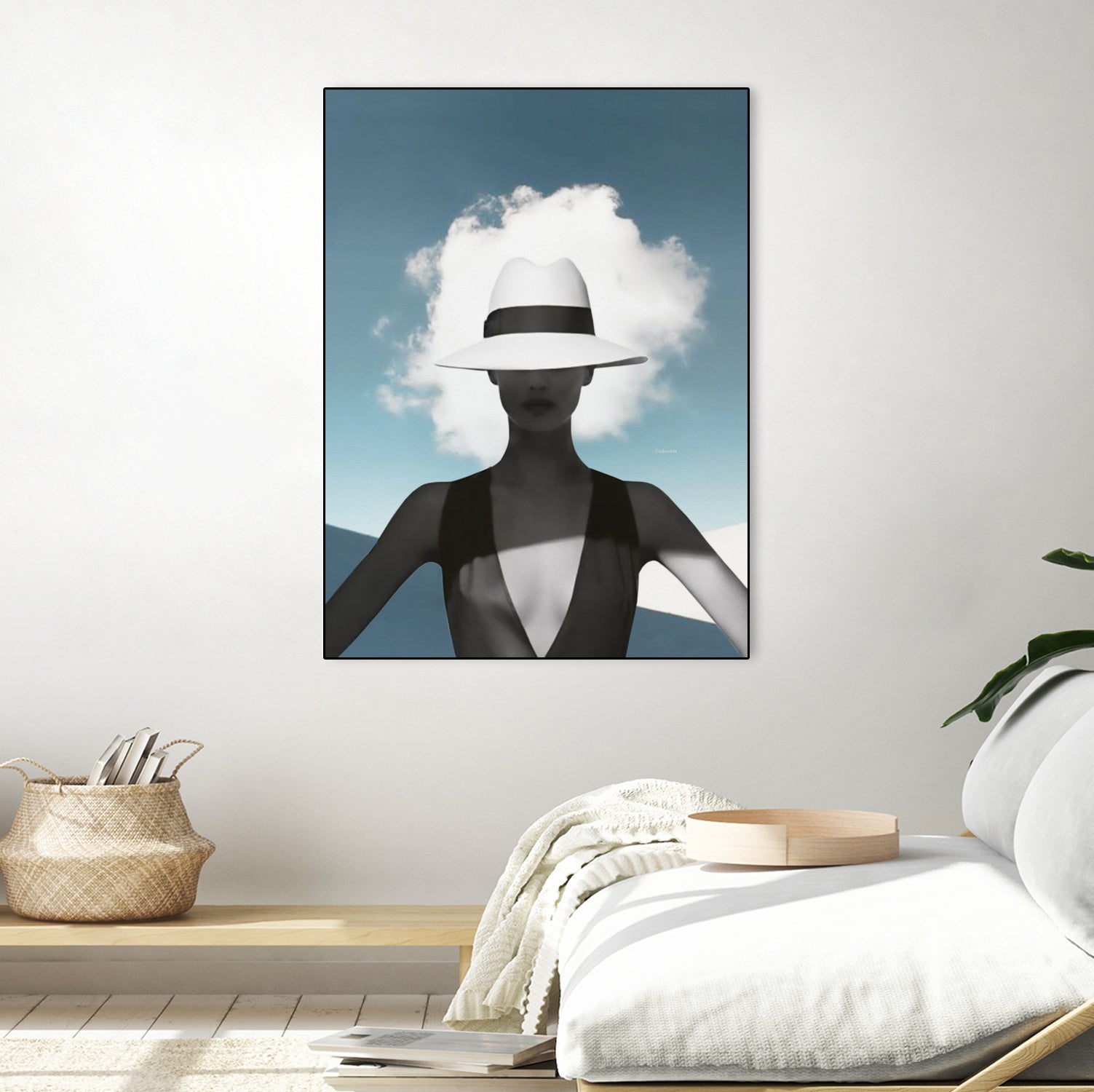 Beauty and the cloud ... by Menelaos Trompoukis on GIANT ART - blue digital painting