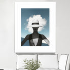 Beauty and the cloud ... by Menelaos Trompoukis on GIANT ART - blue digital painting