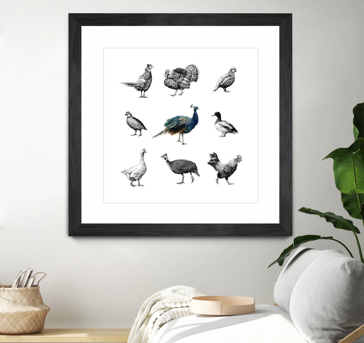 Bird Farm by Martina Dirce Carcano on GIANT ART - white digital painting