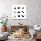 Bird Farm by Martina Dirce Carcano on GIANT ART - white digital painting