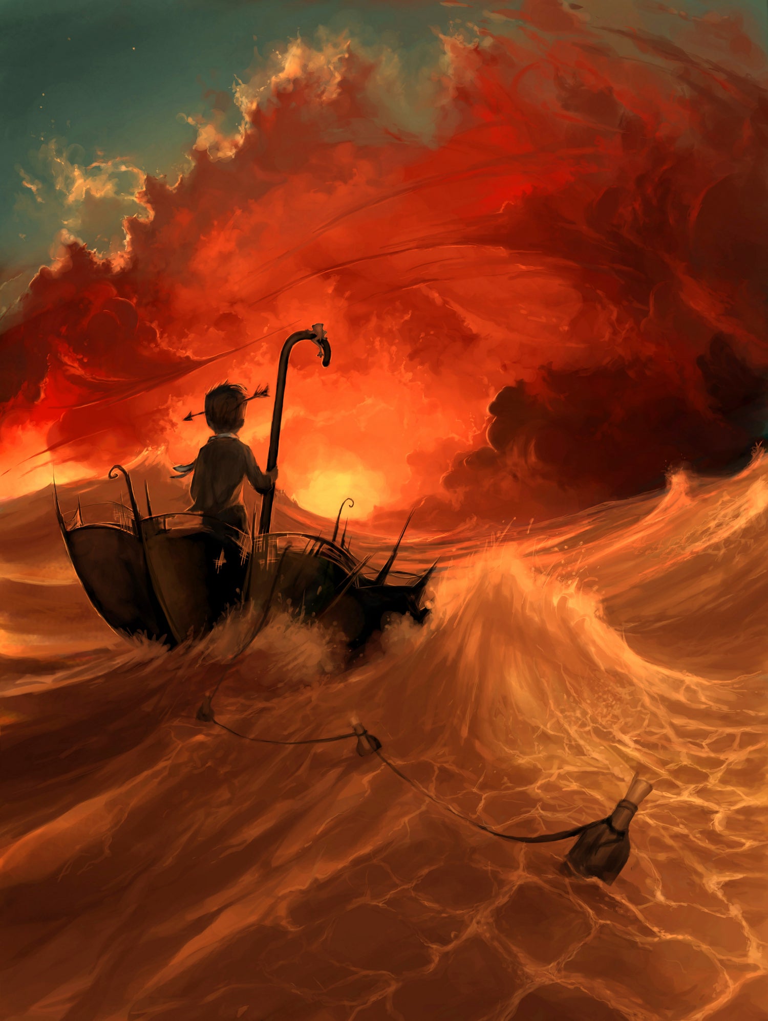 Save our Souls by Cyril Rolando on GIANT ART - black digital painting