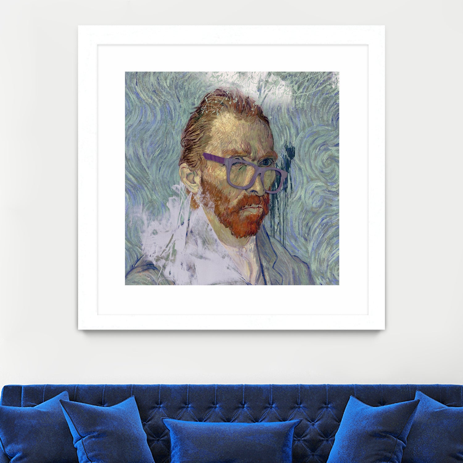 Vincent by José Luis Guerrero on GIANT ART - blue photo manipulation