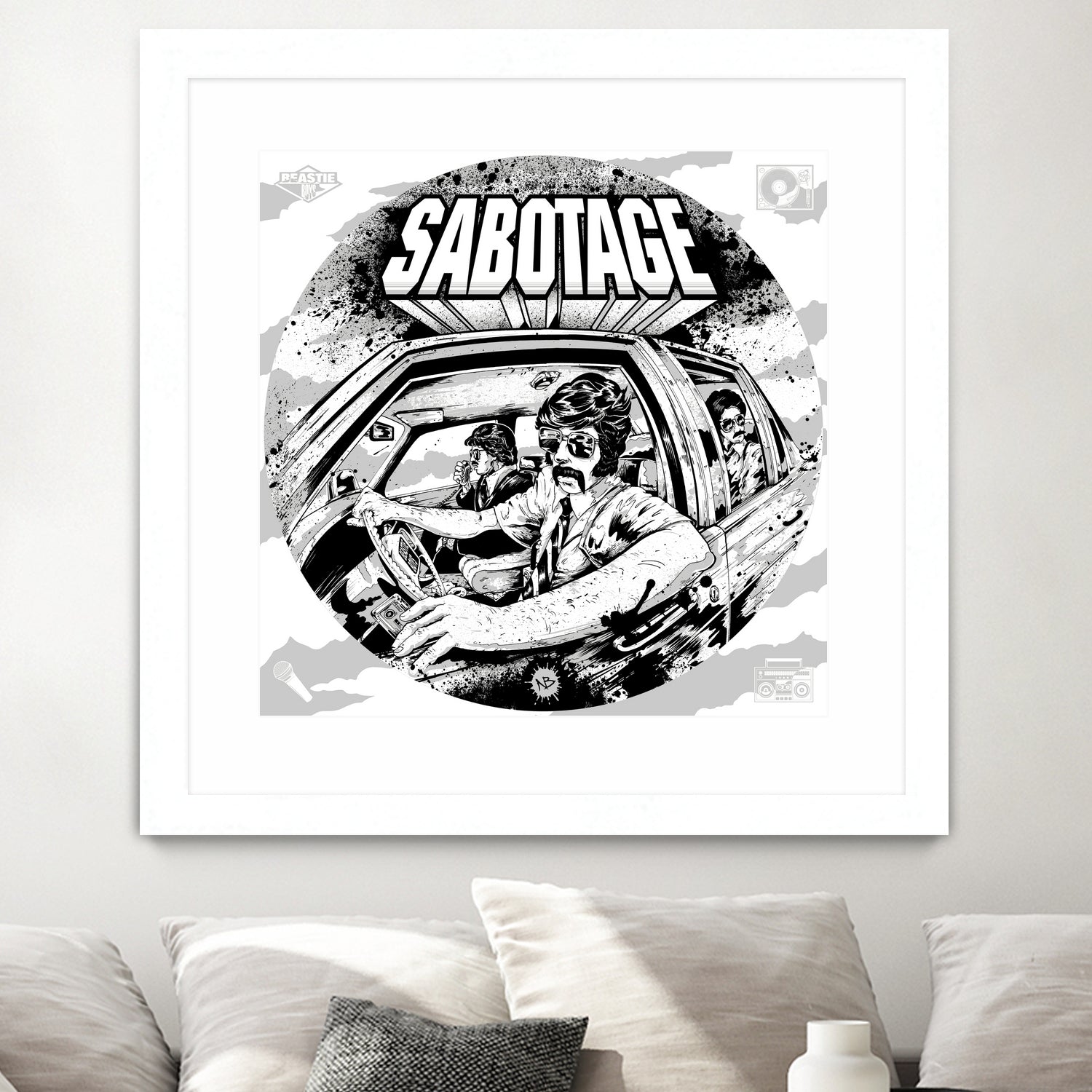 Sabotage by Nick Beery on GIANT ART - black digital drawing