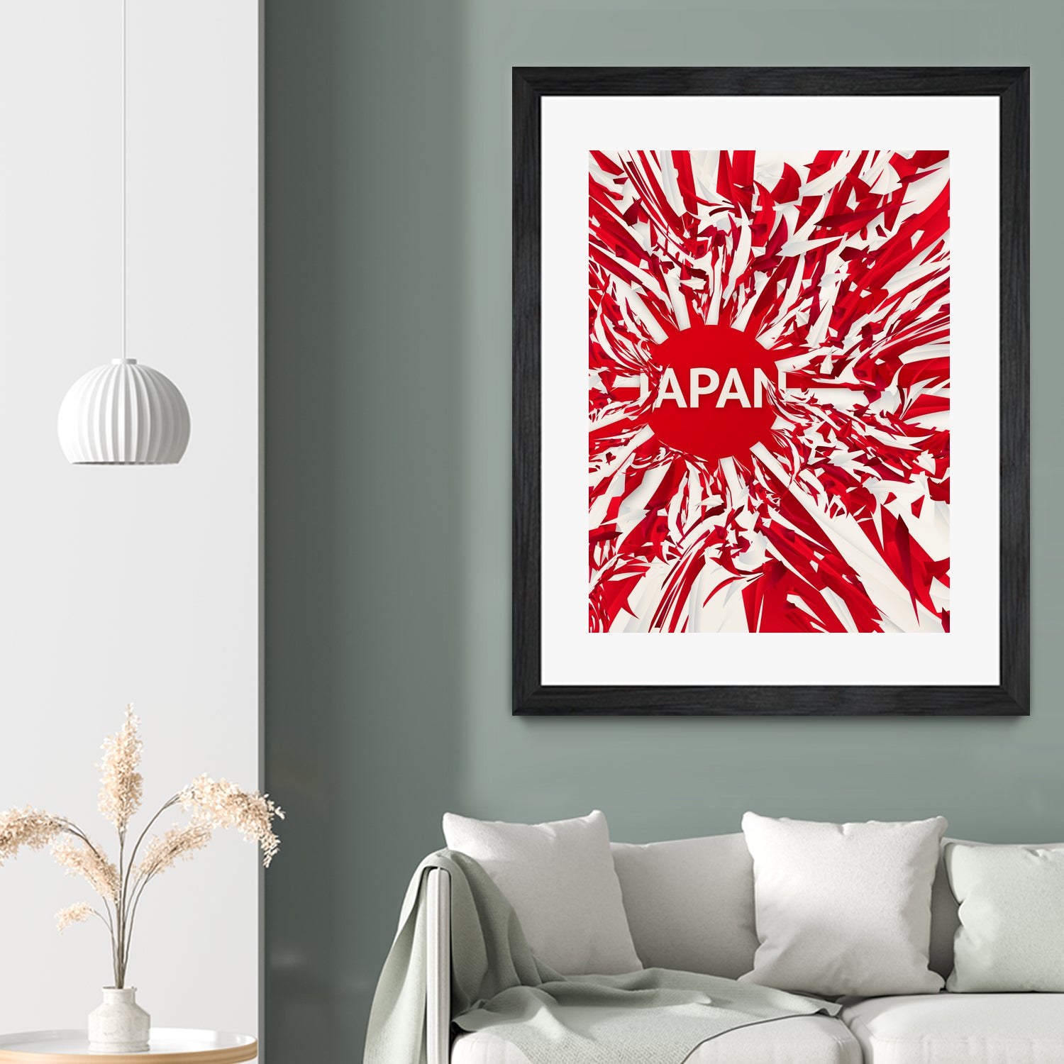 Japan by Danny Jardim on GIANT ART - red digital painting