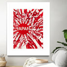 Japan by Danny Jardim on GIANT ART - red digital painting