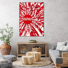 Japan by Danny Jardim on GIANT ART - red digital painting