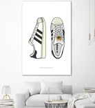 Adidas Superstar80s by Herinson Alvarez on GIANT ART - white digital drawing