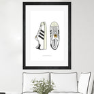 Adidas Superstar80s by Herinson Alvarez on GIANT ART - white digital drawing