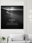 Beach Puzzle by Dariusz Klimczak on GIANT ART - black photo illustration