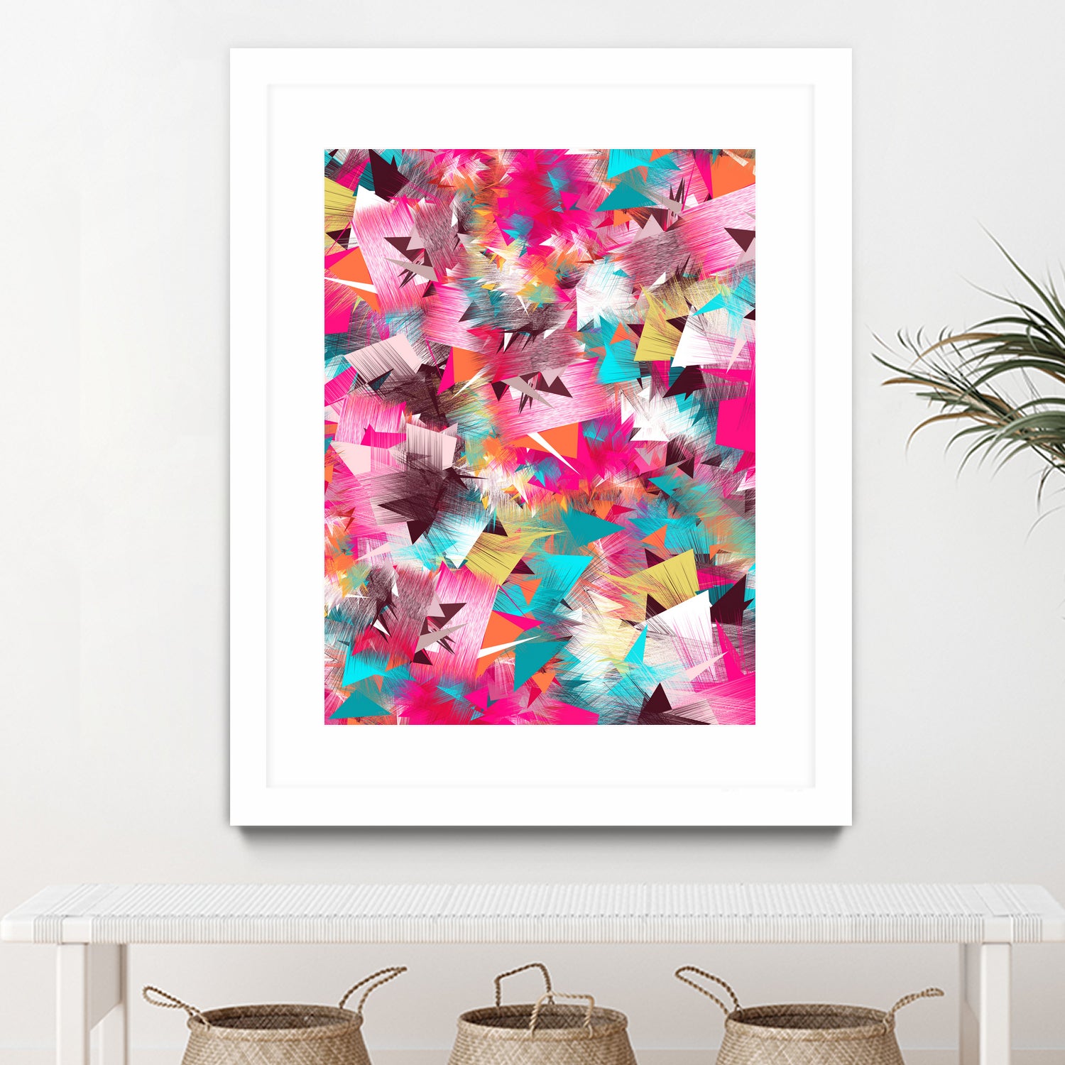 Colorful Place by Danny Jardim on GIANT ART - pink digital painting