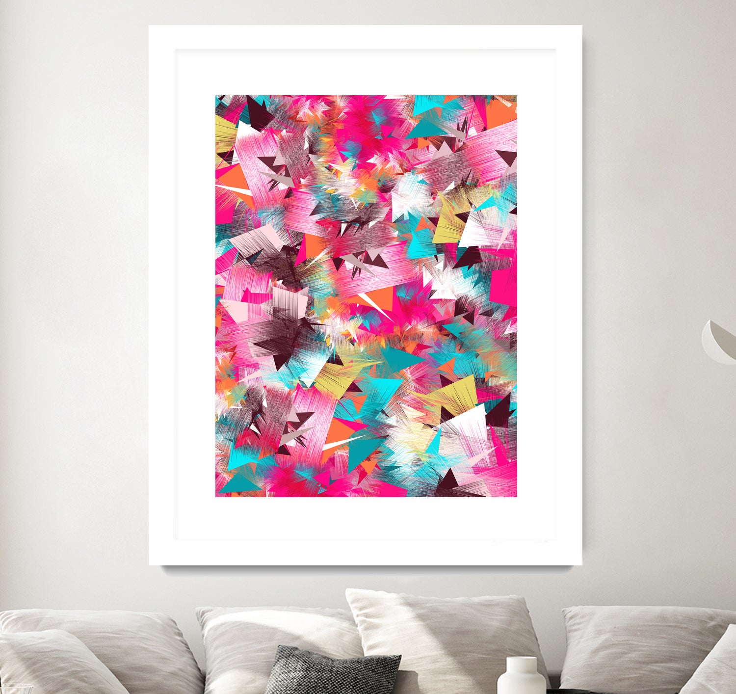 Colorful Place by Danny Jardim on GIANT ART - pink digital painting