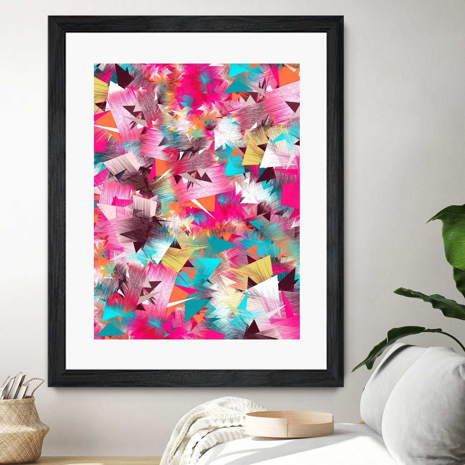 Colorful Place by Danny Jardim on GIANT ART - pink digital painting