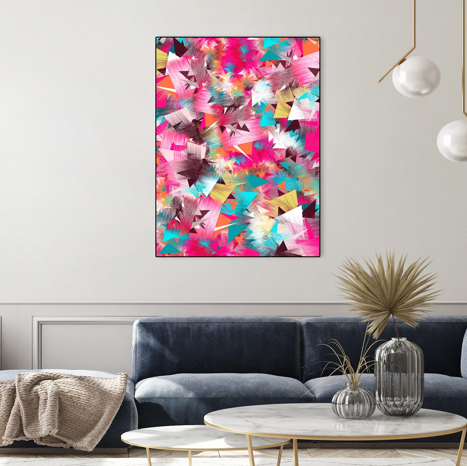 Colorful Place by Danny Jardim on GIANT ART - pink digital painting