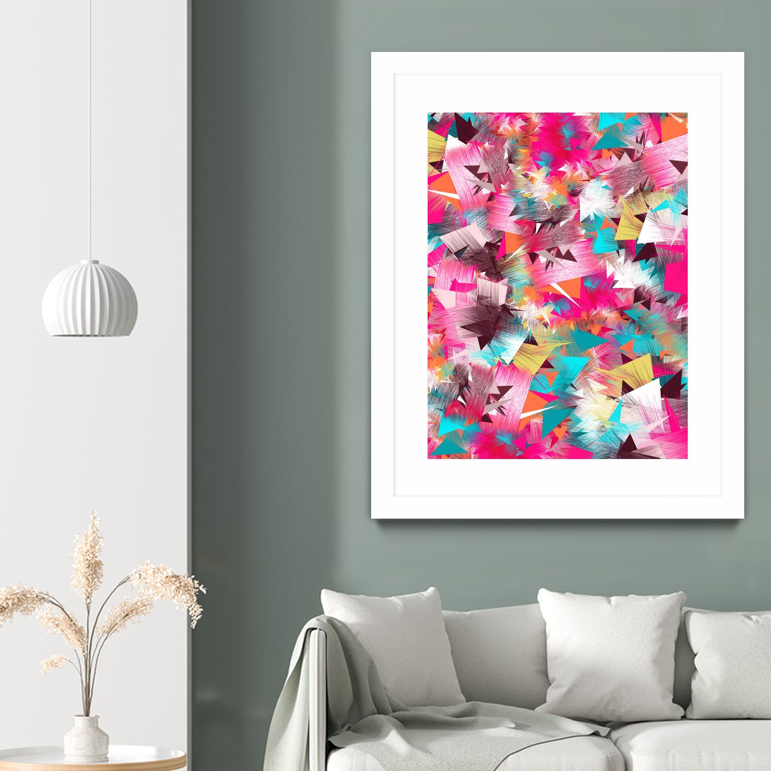 Colorful Place by Danny Jardim on GIANT ART - pink digital painting