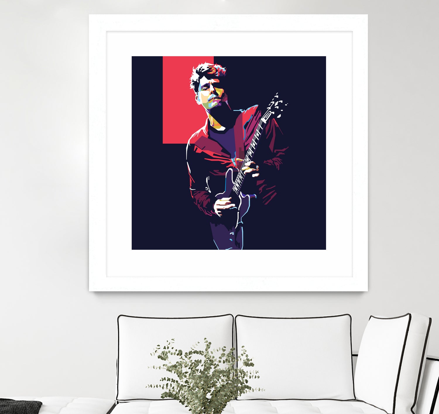 john mayer by fajar gunawan on GIANT ART - red photo illustration