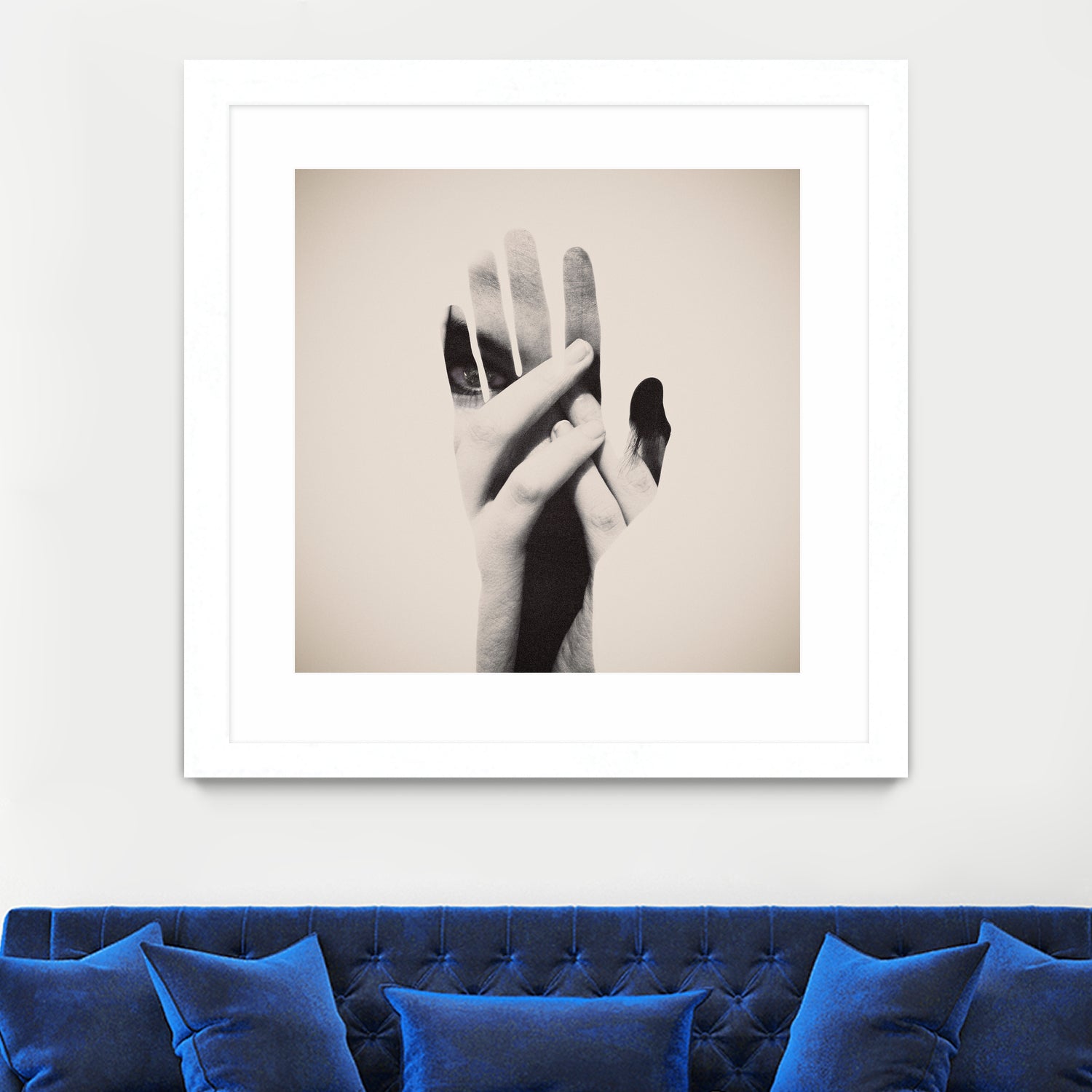 Hideaway Hands by Dan Mountford on GIANT ART - photo illustration