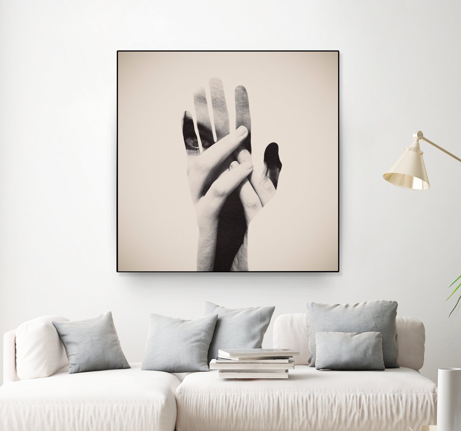 Hideaway Hands by Dan Mountford on GIANT ART - photo illustration