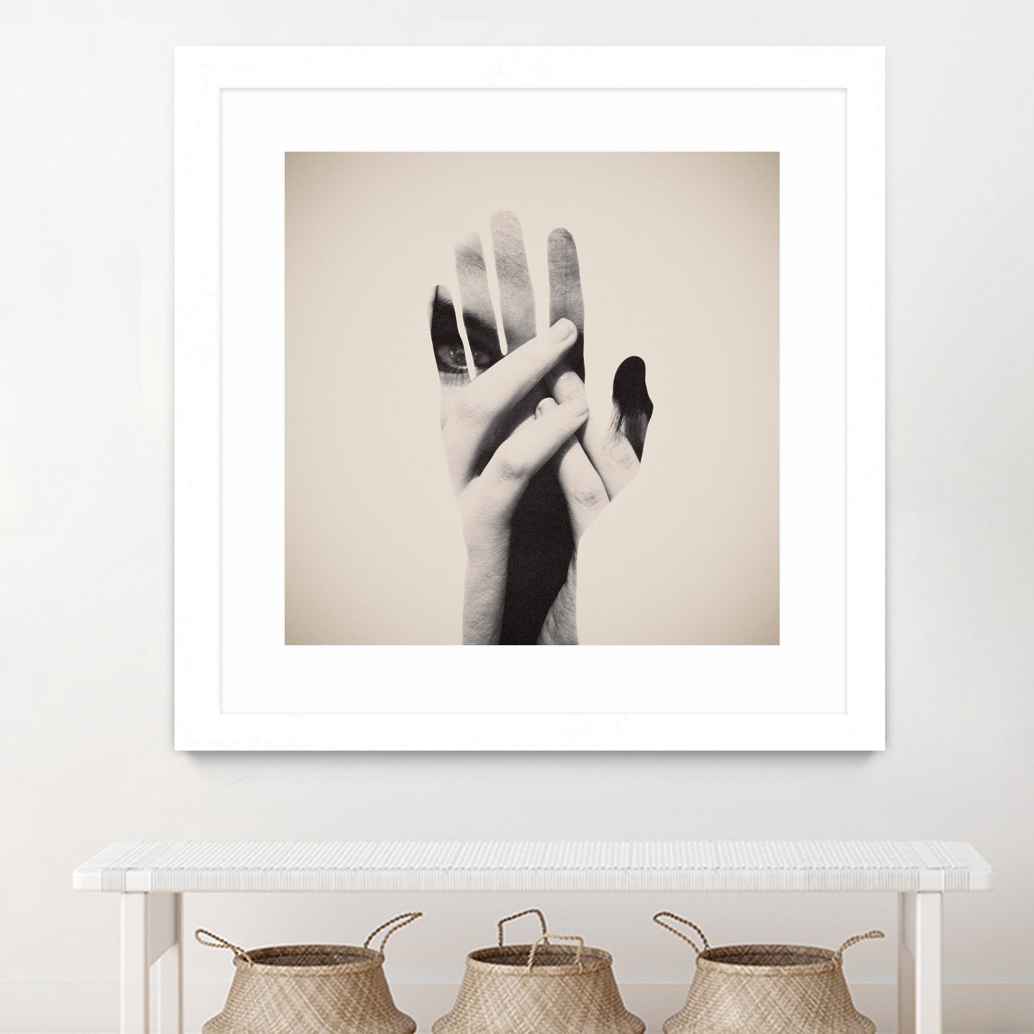 Hideaway Hands by Dan Mountford on GIANT ART - photo illustration