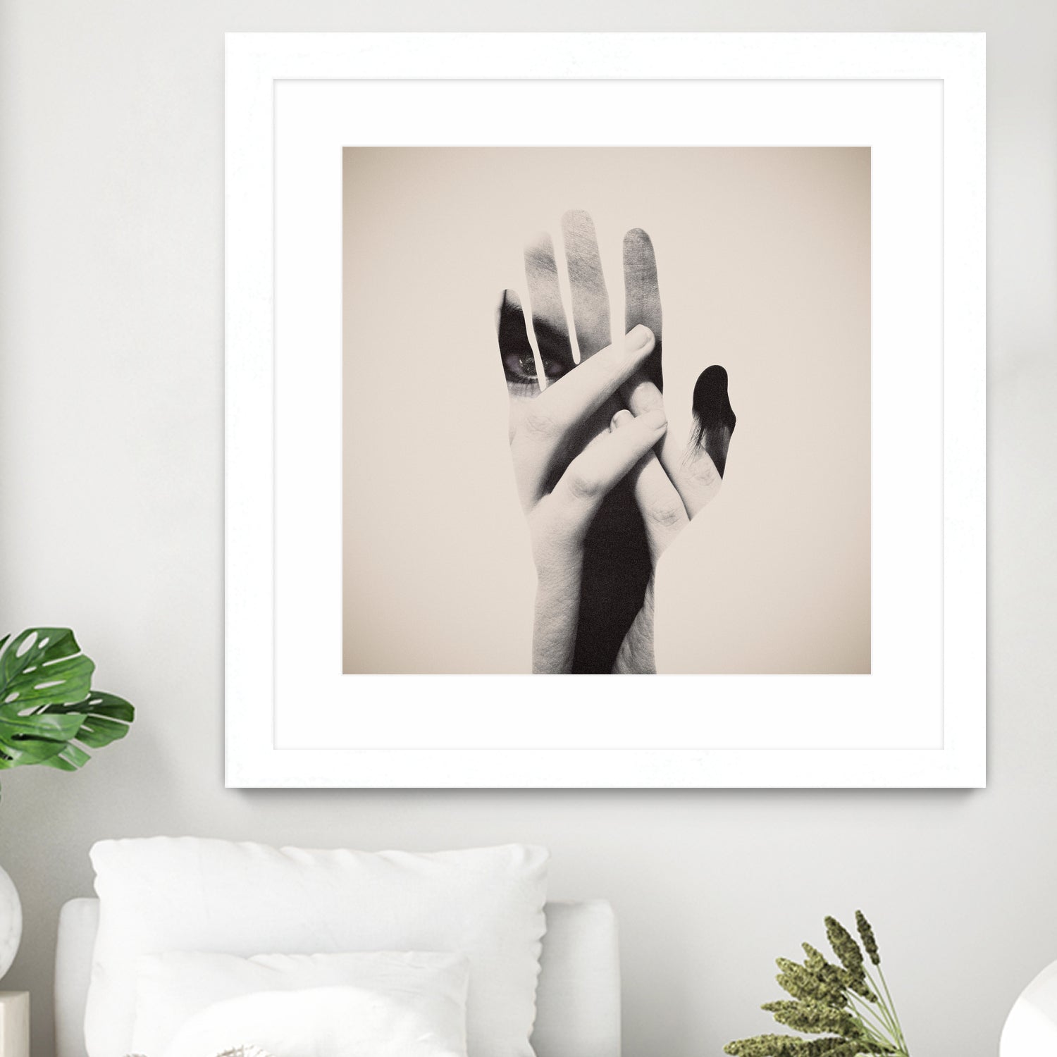 Hideaway Hands by Dan Mountford on GIANT ART - photo illustration