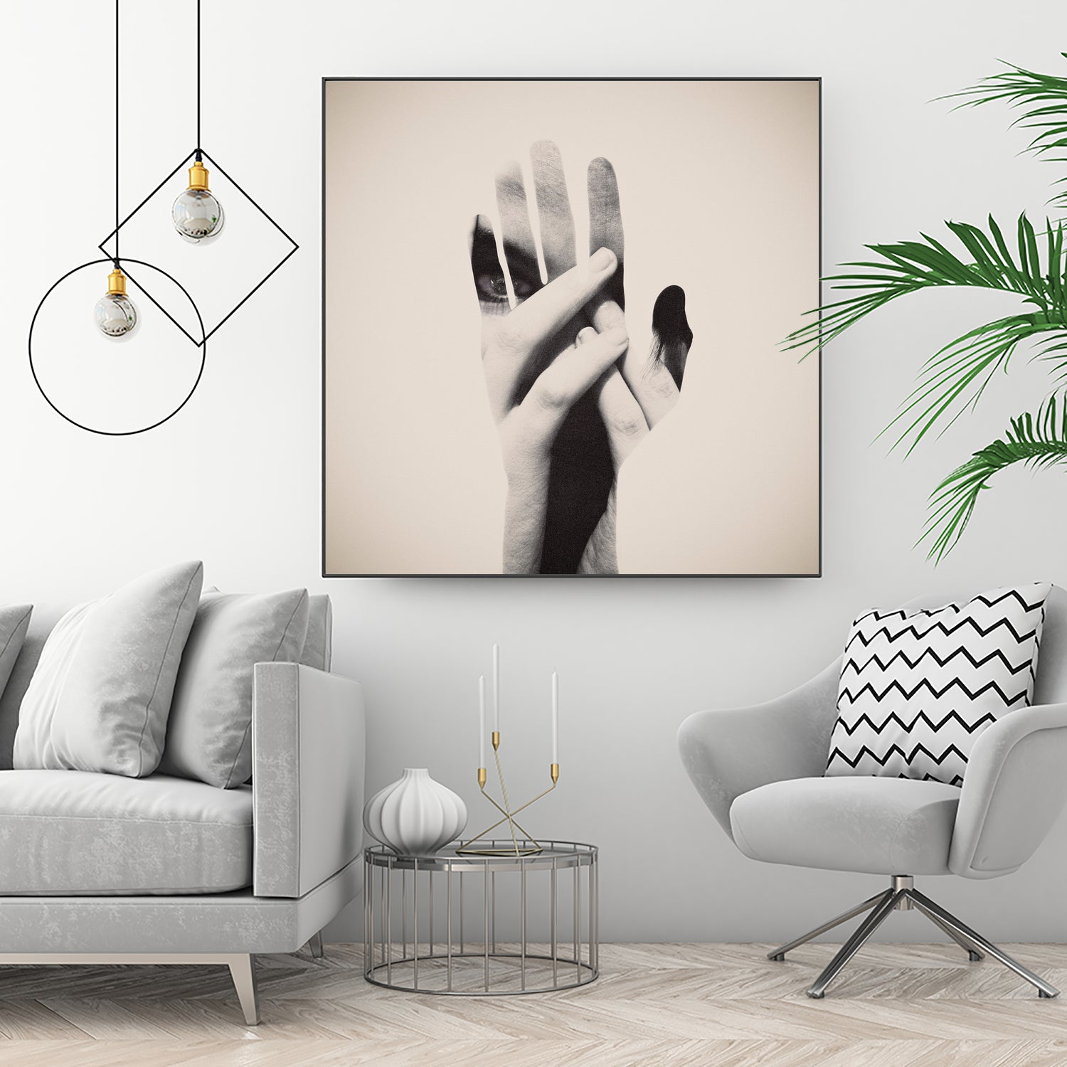 Hideaway Hands by Dan Mountford on GIANT ART - photo illustration