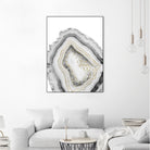 White Agate Gold Foil Glam #1 #gem #decor #art by Anita & Bella Jantz on GIANT ART - gray photo illustration