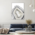 White Agate Gold Foil Glam #1 #gem #decor #art by Anita & Bella Jantz on GIANT ART - gray photo illustration