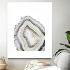 White Agate Gold Foil Glam #1 #gem #decor #art by Anita & Bella Jantz on GIANT ART - gray photo illustration