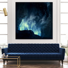 spaces XVIII - at night by Dirk Wüstenhagen on GIANT ART - blue digital painting