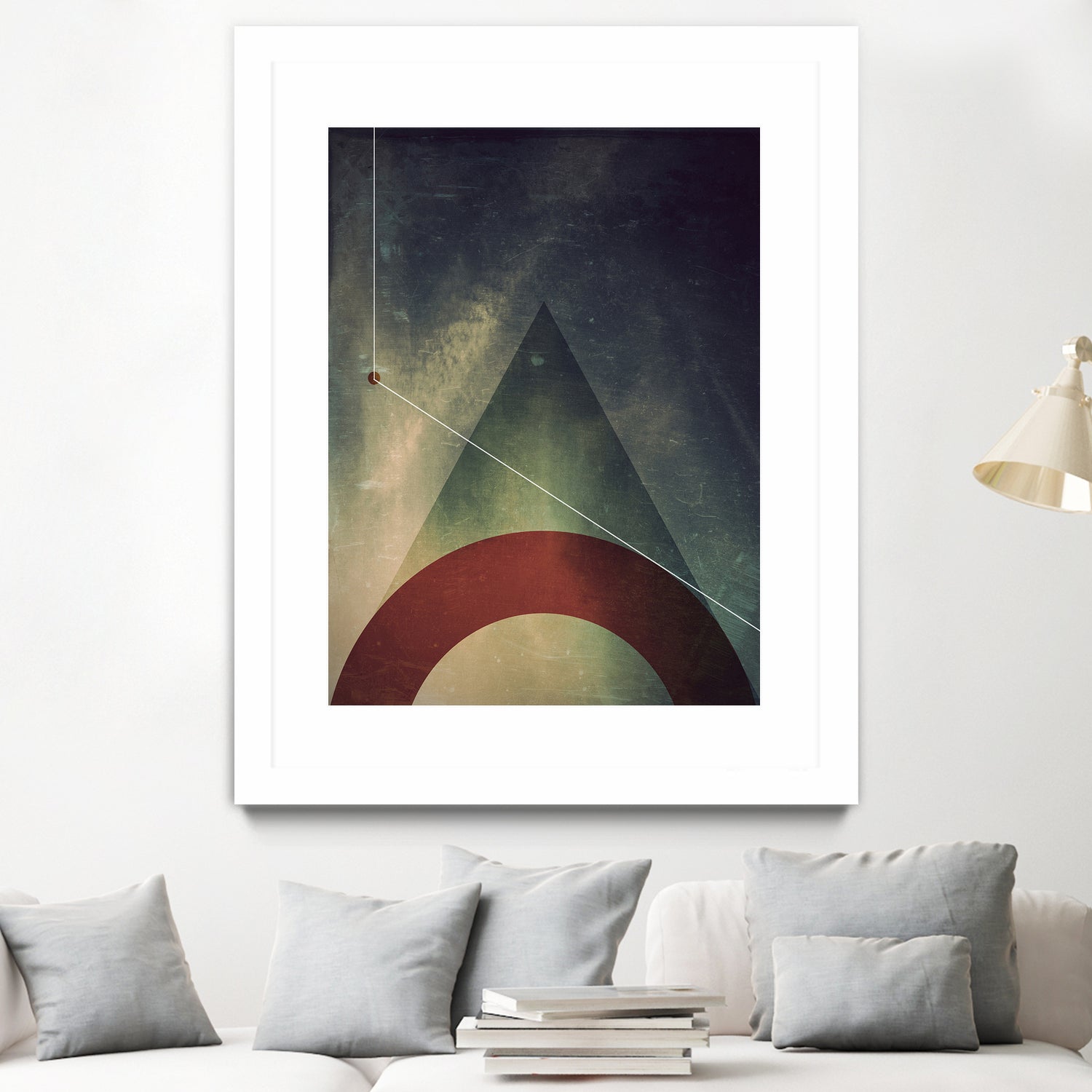 triangle half circle by Danny Jardim on GIANT ART - digital drawing