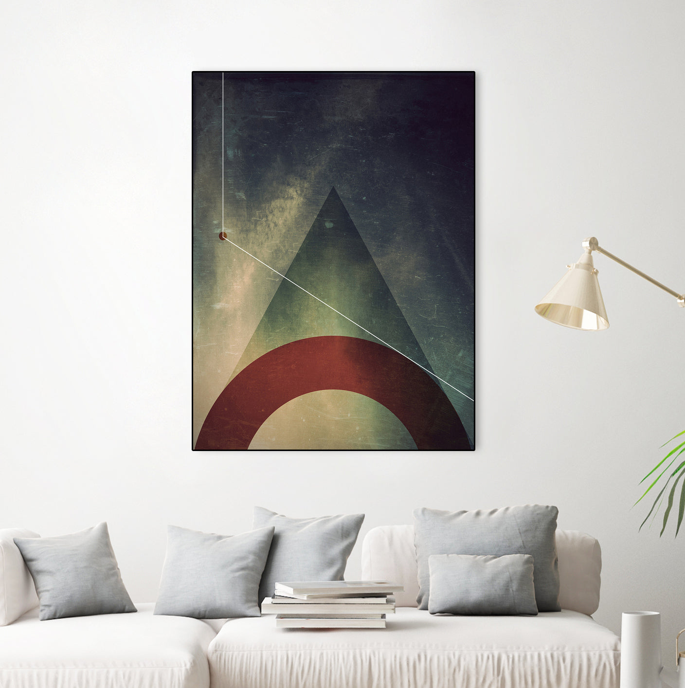 triangle half circle by Danny Jardim on GIANT ART - digital drawing