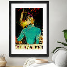 Stevie Wonder by Igor Moura on GIANT ART - blue digital painting