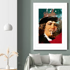 Keith Richards by Igor Moura on GIANT ART - red digital painting