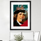 Keith Richards by Igor Moura on GIANT ART - red digital painting