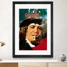 Keith Richards by Igor Moura on GIANT ART - red digital painting