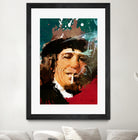 Keith Richards by Igor Moura on GIANT ART - red digital painting