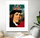 Keith Richards by Igor Moura on GIANT ART - red digital painting