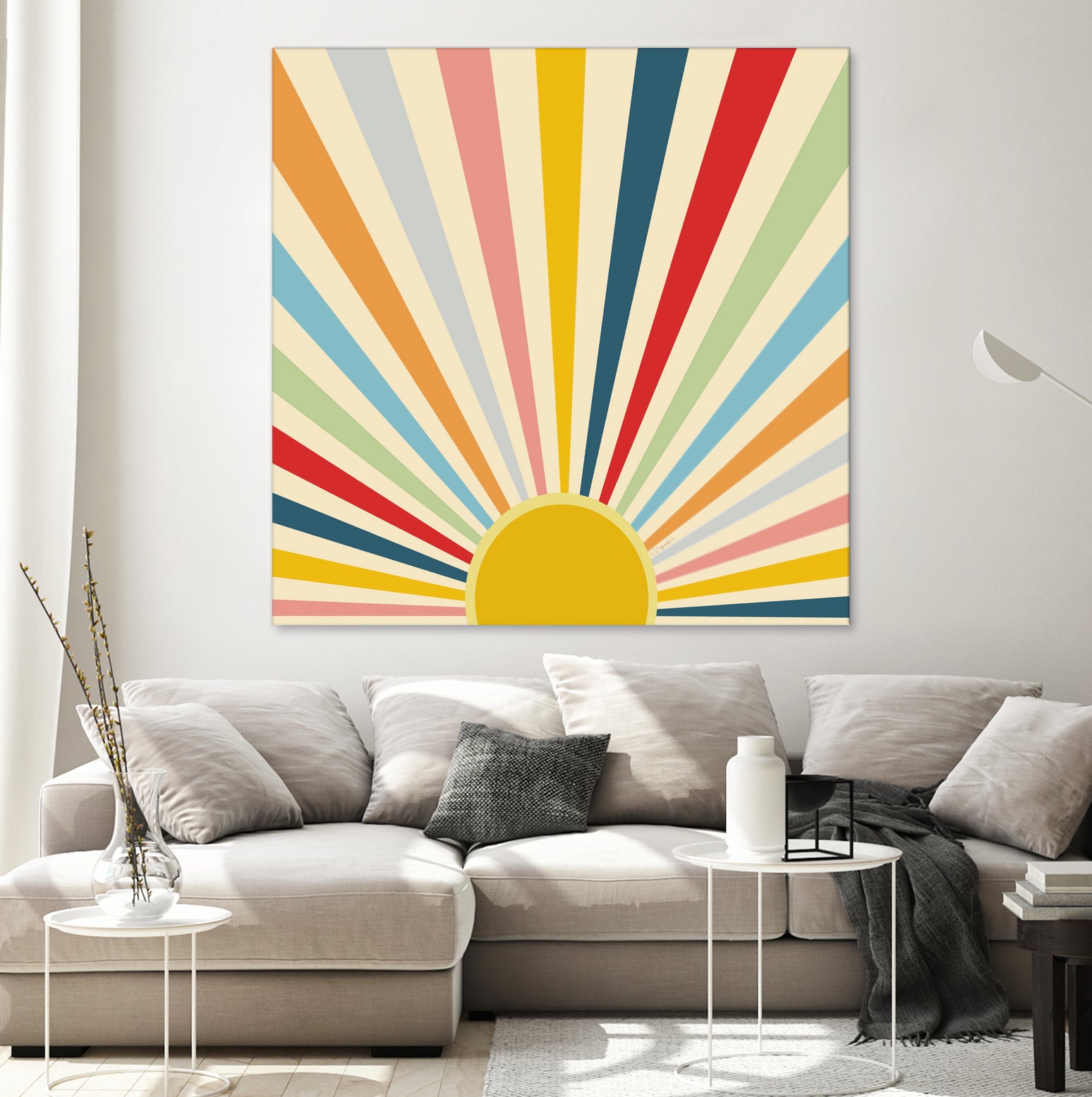 Sun Shines Inside you by Chrysafia Vogiatzi on GIANT ART - yellow digital painting