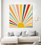 Sun Shines Inside you by Chrysafia Vogiatzi on GIANT ART - yellow digital painting