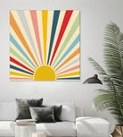 Sun Shines Inside you by Chrysafia Vogiatzi on GIANT ART - yellow digital painting