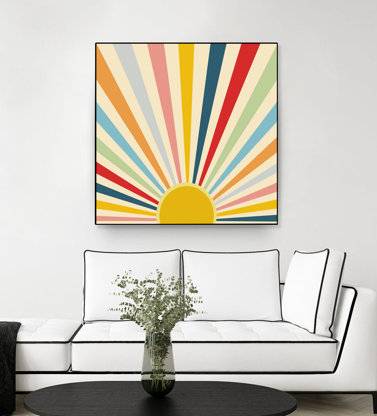 Sun Shines Inside you by Chrysafia Vogiatzi on GIANT ART - yellow digital painting