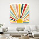 Sun Shines Inside you by Chrysafia Vogiatzi on GIANT ART - yellow digital painting