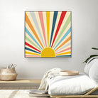 Sun Shines Inside you by Chrysafia Vogiatzi on GIANT ART - yellow digital painting