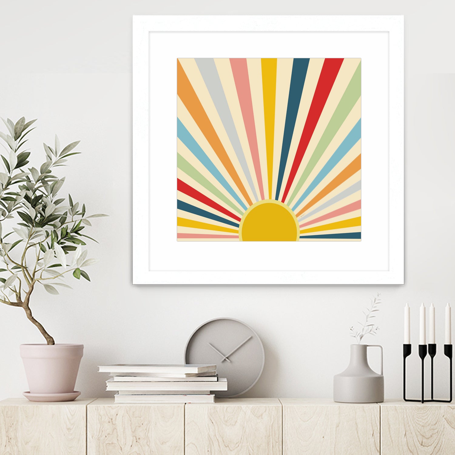 Sun Shines Inside you by Chrysafia Vogiatzi on GIANT ART - yellow digital painting