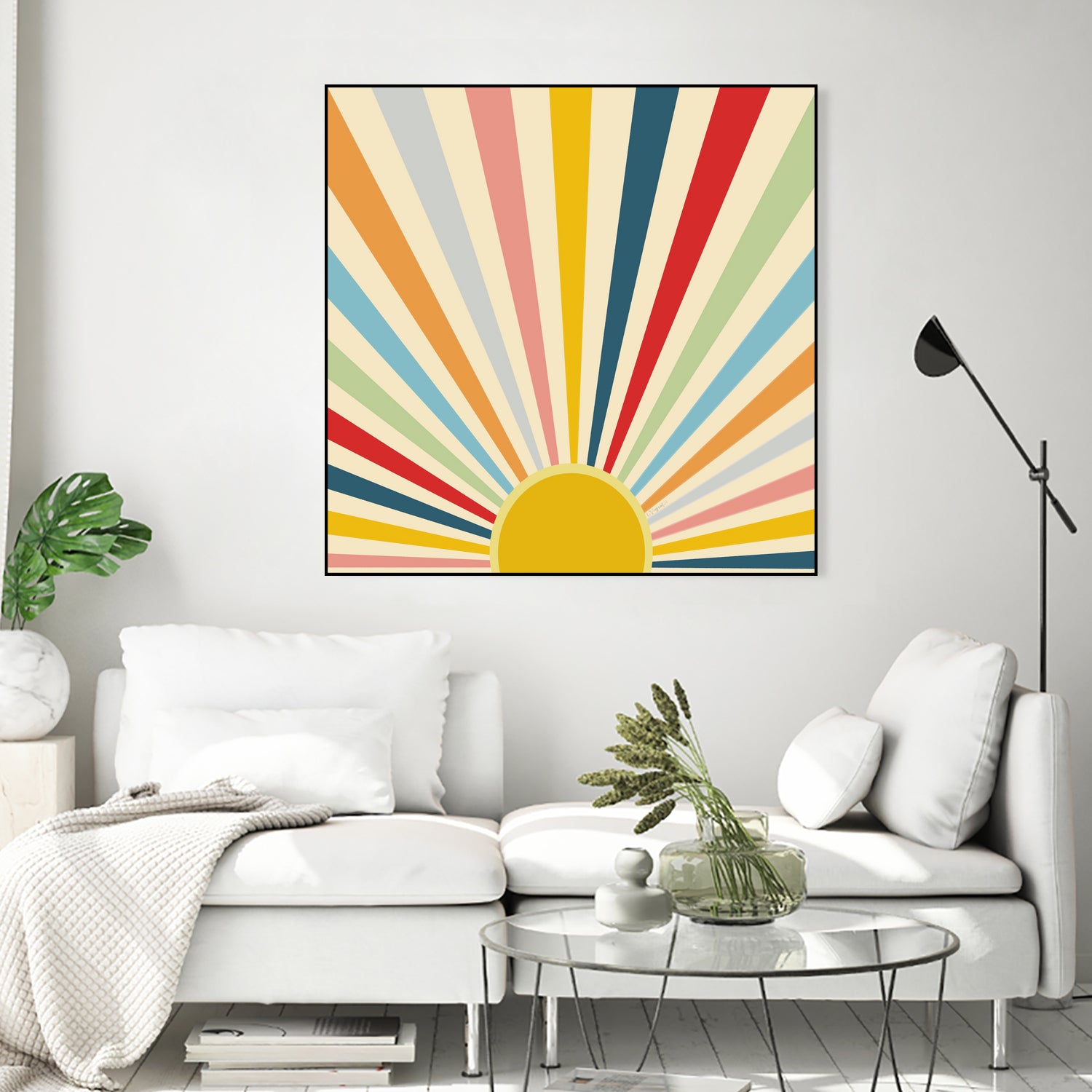 Sun Shines Inside you by Chrysafia Vogiatzi on GIANT ART - yellow digital painting