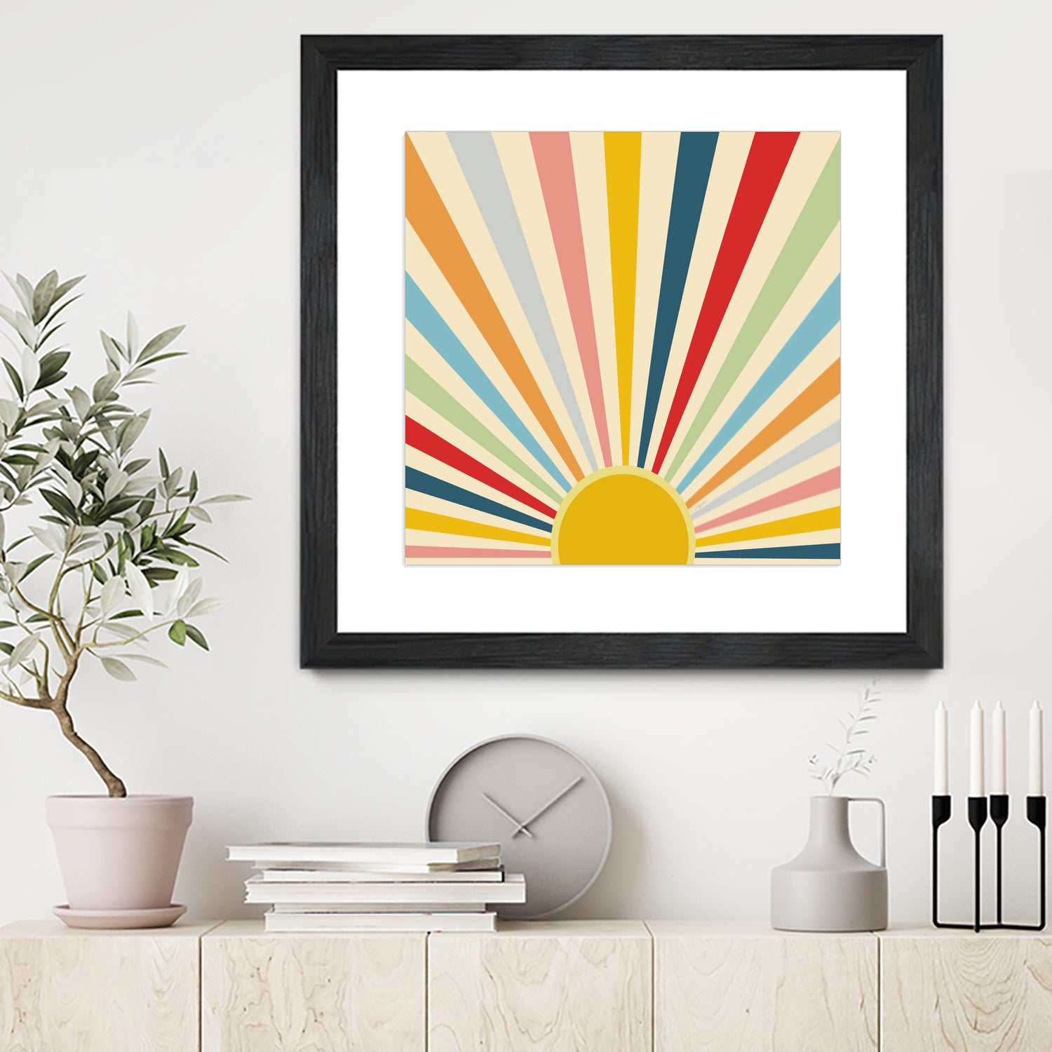 Sun Shines Inside you by Chrysafia Vogiatzi on GIANT ART - yellow digital painting