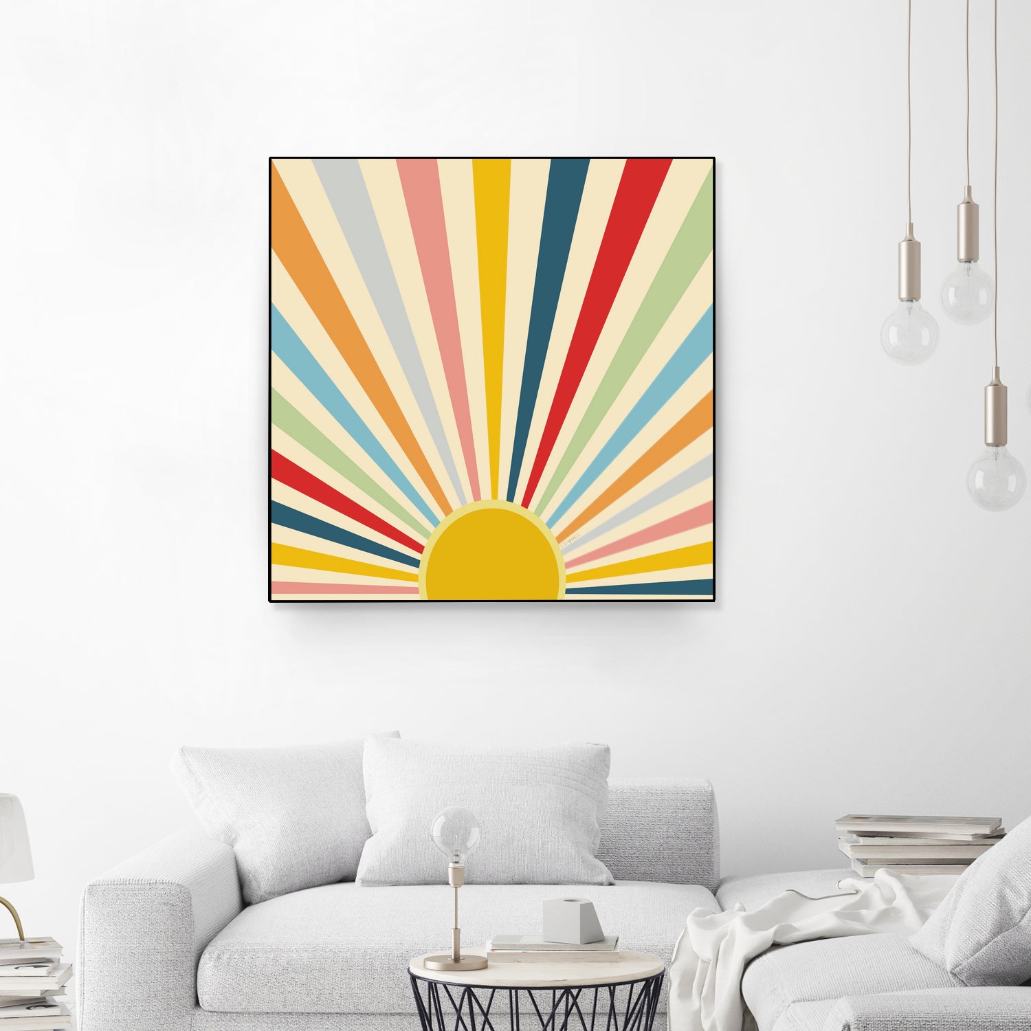 Sun Shines Inside you by Chrysafia Vogiatzi on GIANT ART - yellow digital painting