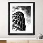 Tower of Pisa - Illustrated by Christine Mercer on GIANT ART - black digital painting