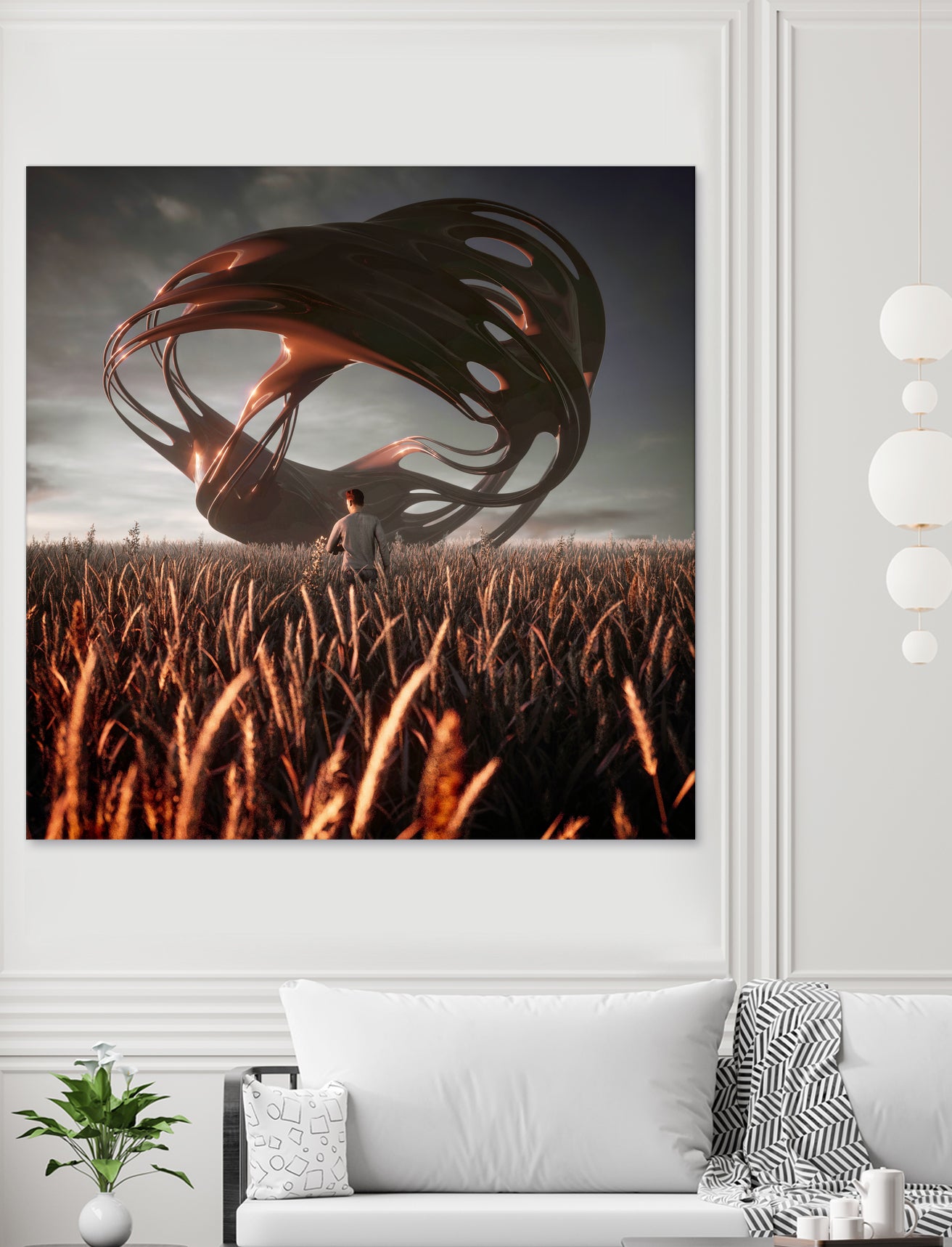 FieldsVoice by Evgenij Soloviev on GIANT ART - brown 3d art