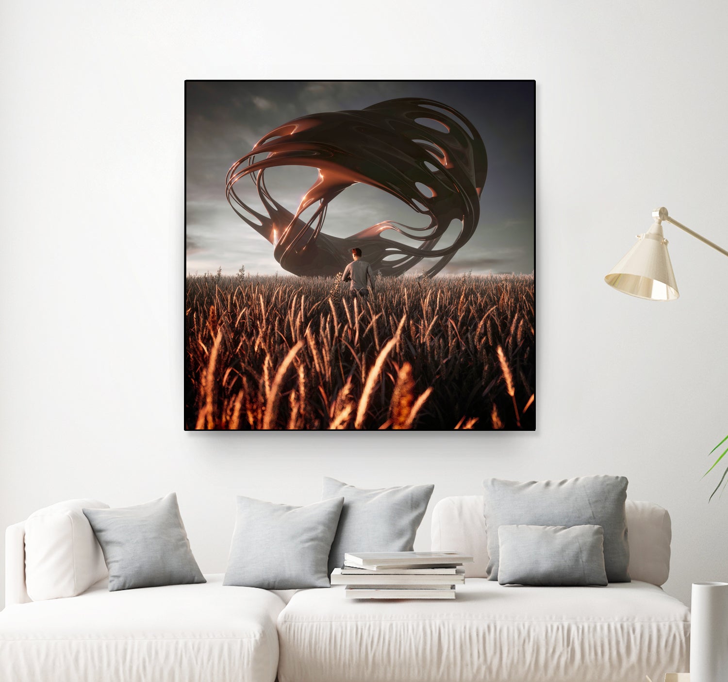 FieldsVoice by Evgenij Soloviev on GIANT ART - brown 3d art