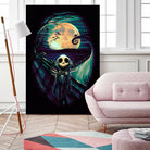 The Scream Before Christmas by Francis Mi Oza on GIANT ART - black digital painting